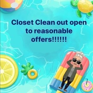 Closet clean out all reasonable offers